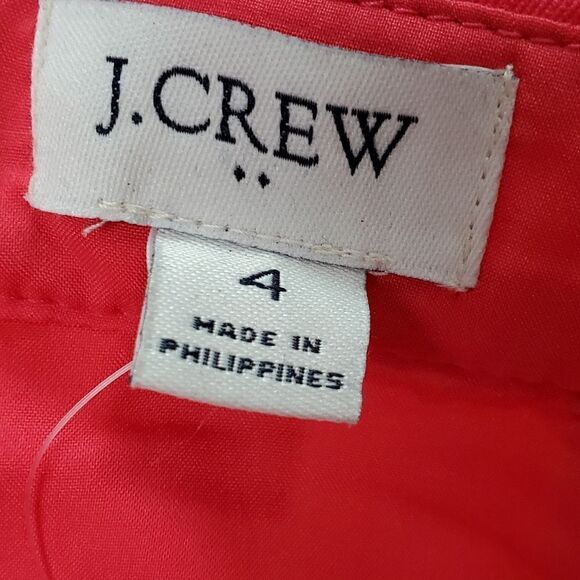 NWT J.Crew Factory Hot Pink Pencil Skirt - Picture 3 of 7